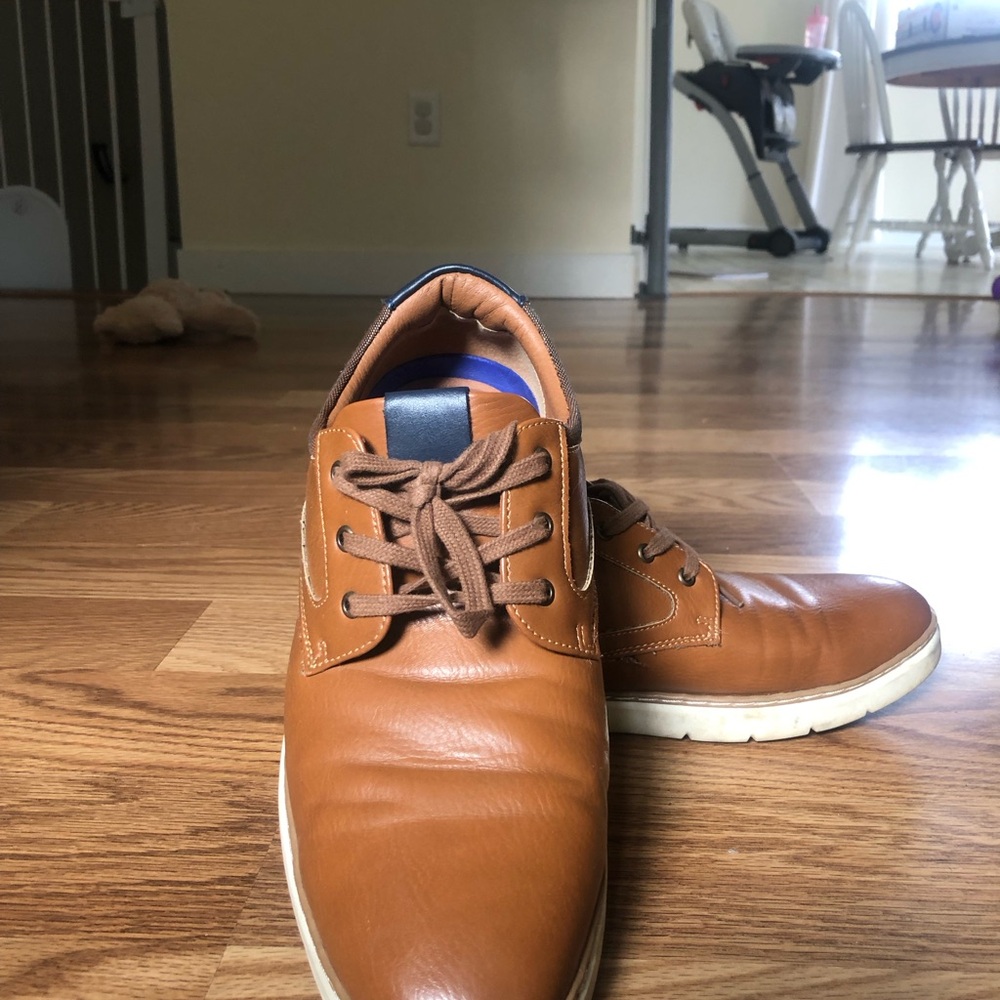 Sonoma Brown Leather Oxfords